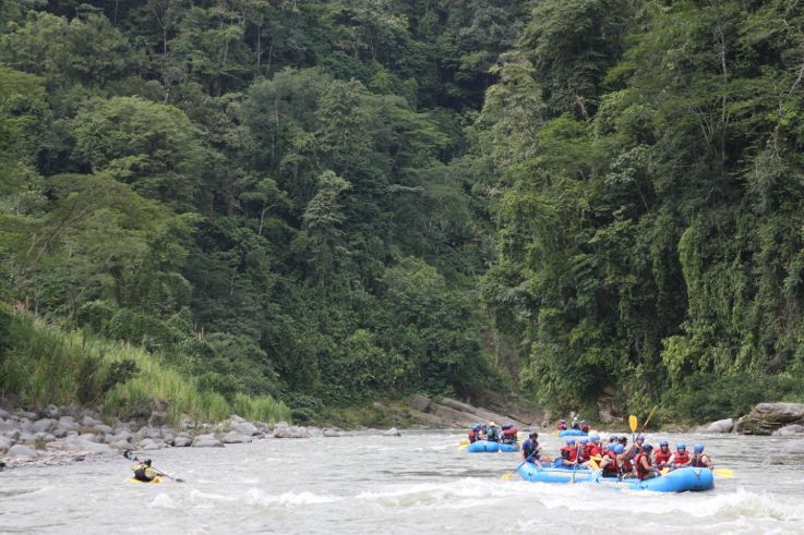 Pacuare River canyon