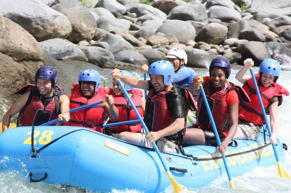 World class whitewater rafting sites are  located between San Jose and Puerto Viejo