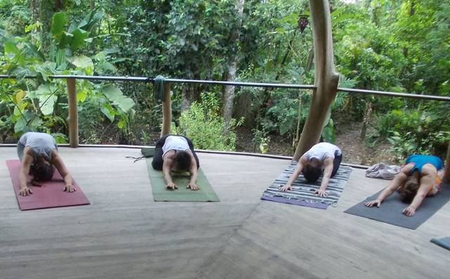Yoga en el Hidden Garden Wellness Center