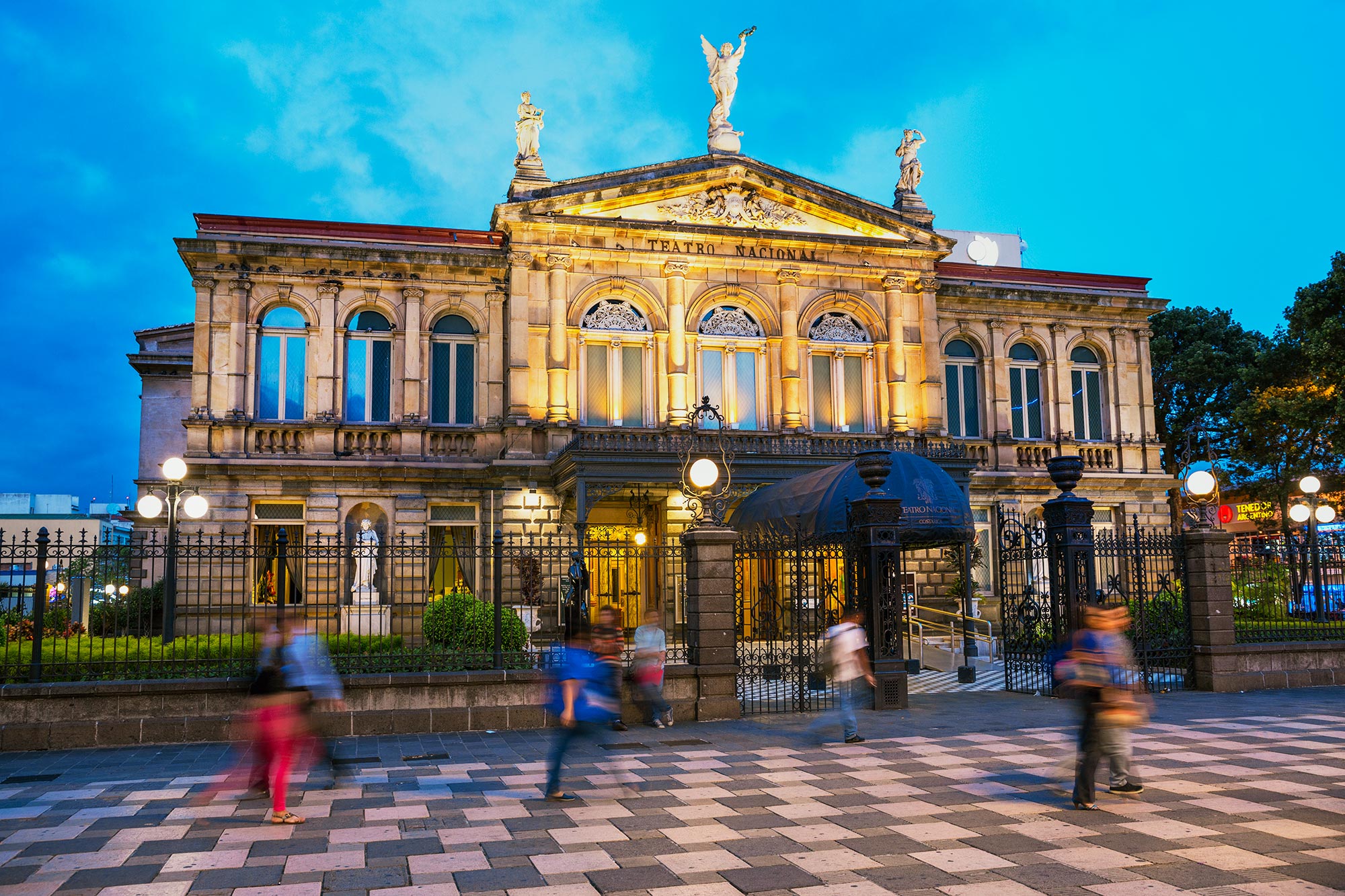 The national theatre in San José