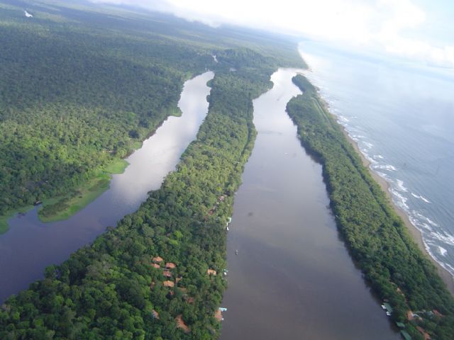 Tortuguero National Park is reachable only by boat via canals
